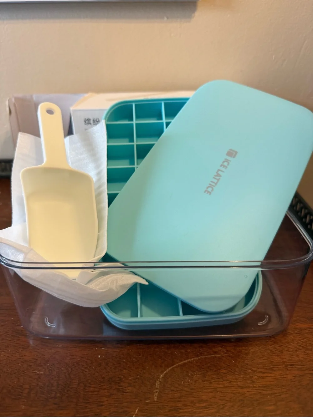 Multi-Layer Ice Storage Grid - Mint Green